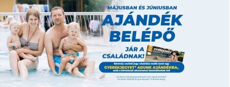 Családi fürdőzés = extra ajándék!