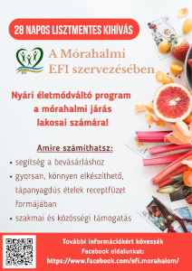 28 napos LISZTMENTES kihívás Mórahalmon!