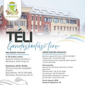 FIGYELEM! A TARTÓS HIDEGBEN MINDEN SEGÍTSÉG SZÁMÍT!