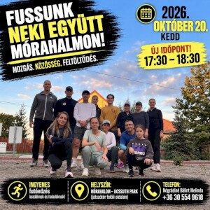 Fussunk neki együtt Mórahalmon