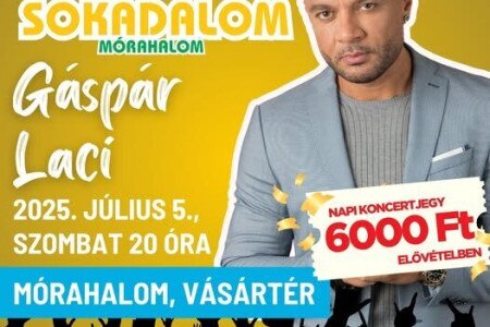 Gáspár Laci LIVE Mórahalmon