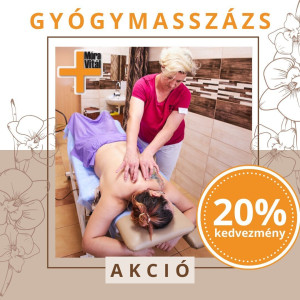 Gyógymasszázs akció a Móra-Vitál Kft-nél