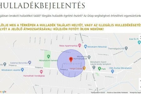 Hulladékégetés, illegális hulladék bejelentése