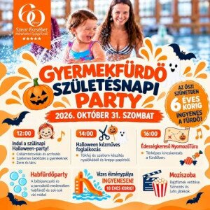 Idén a Halloween és a szülinap egy nagy buliban találkozik a Gyógyfürdőben