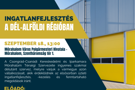 Ingatlanfejlesztés a dél-alföldi régióban