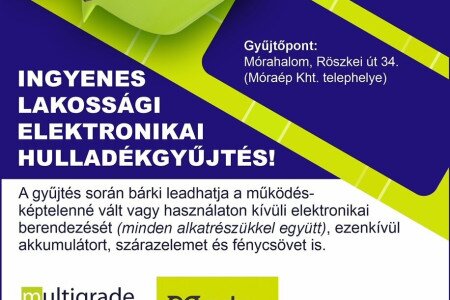 Ingyenes lakossági elektronikai hulladékgyűjtés