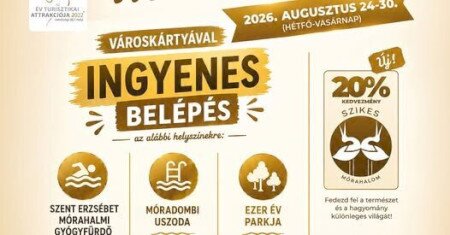 Ingyenes strandhét a mórahalmi várpskártyával