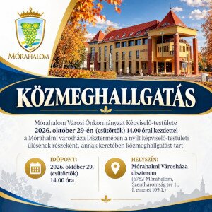 Közmeghallgatás Mórahalmon