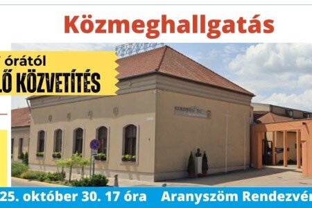 Közmeghallgatás Mórahalmon