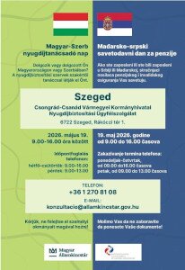 Magyar-Szerb Nyugíjtanácsadó Nap