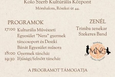 Táncház a Kolo Szerb Kultúrális Központban