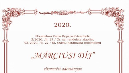 Márciusi díjazottak