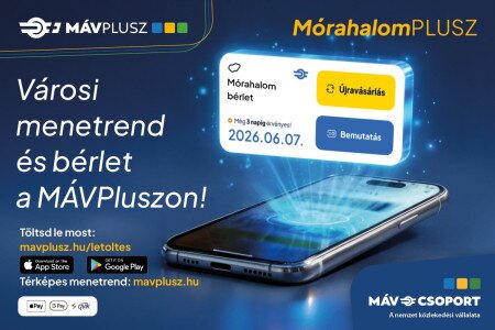 Mórahalom bérlet már a mobilodon!