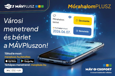 Mórahalom bérlet már a mobilodon!