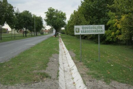 Mórahalom Város belterületi vízrendezés, Bástya sori főgyűjtő I. ütem