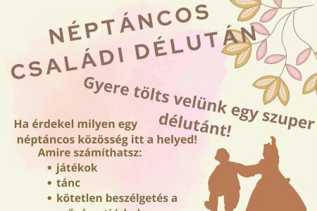 Néptáncos Családi Délután Mórahalmon!