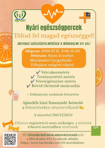 Nyári egészségpercek – Töltsd fel magad egészséggel!
