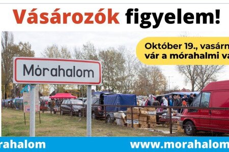Október 19-én ismét Országos Állat- és Kirakodóvásár Mórahalmon!