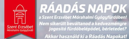 Ráadás napok a Gyógyfürdőben