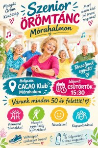 Szenior örömtánc Mórahalmon