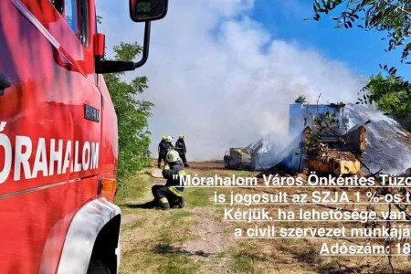 Támogassa Ön is adója 1%-ával a Mórahalom Város Önkéntes Tűzoltó Egyesületet