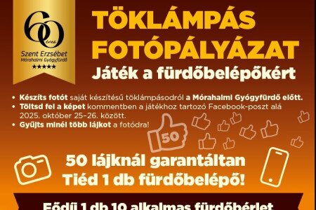 Töklámpás Fotópályázat – Játék a fürdőbelépőkért