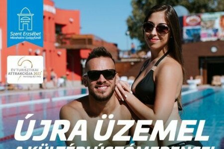 Újra üzemel a kültéri úszómedence