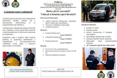 Vármegyei álláslehetőség - kéményseprő