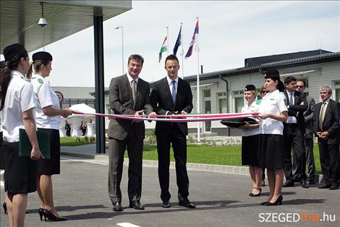 Megnyílt az ásotthalmi határátkelőhely