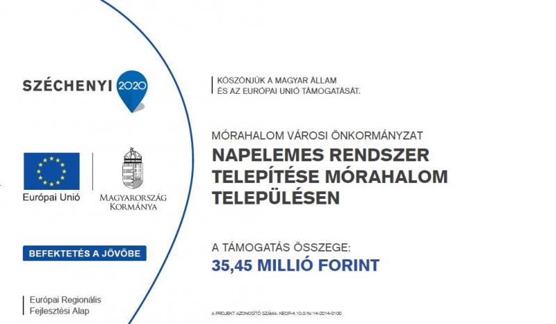 Napelemes rendszer telepítése Mórahalom településen