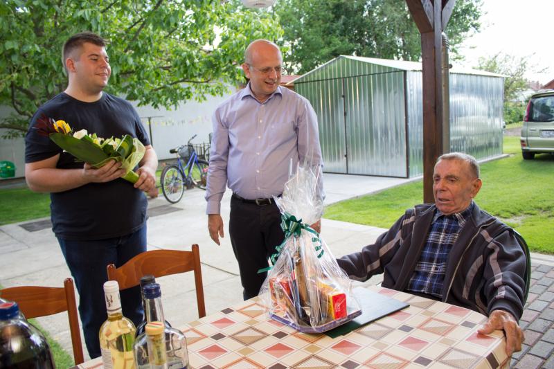 90 éves születésnapját ünnepelte a mórahalmi Somodi Antal