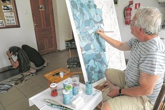 Homokháti Művésztelep a mórahalmi Nagyszéksóson