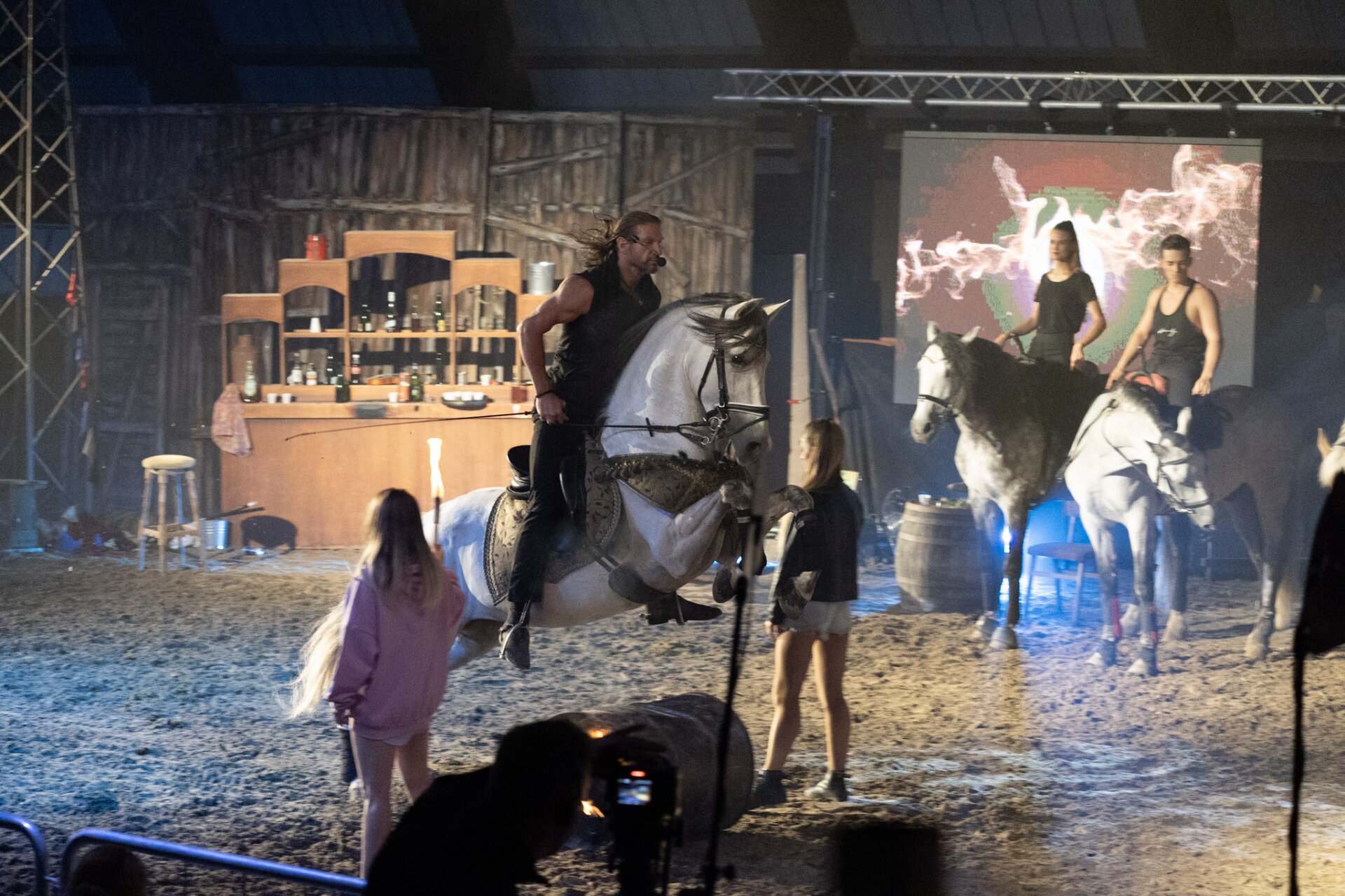 Szabadság vándorai című Demjén musical - lovas attrakció