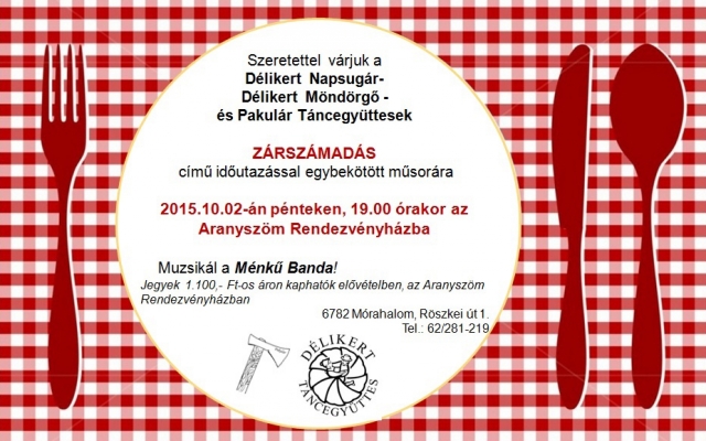 Sikeres “Zárszámadás” az Aranyszöm Rendezvényházban