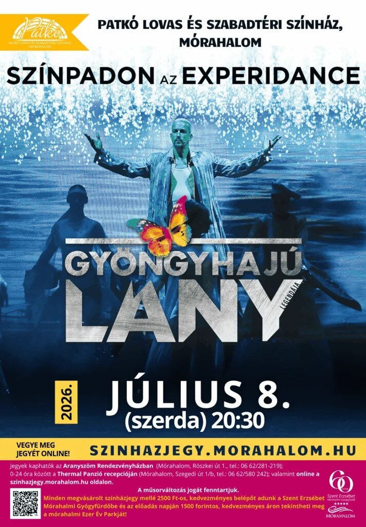 Gyöngyhajú lány musical plakátja