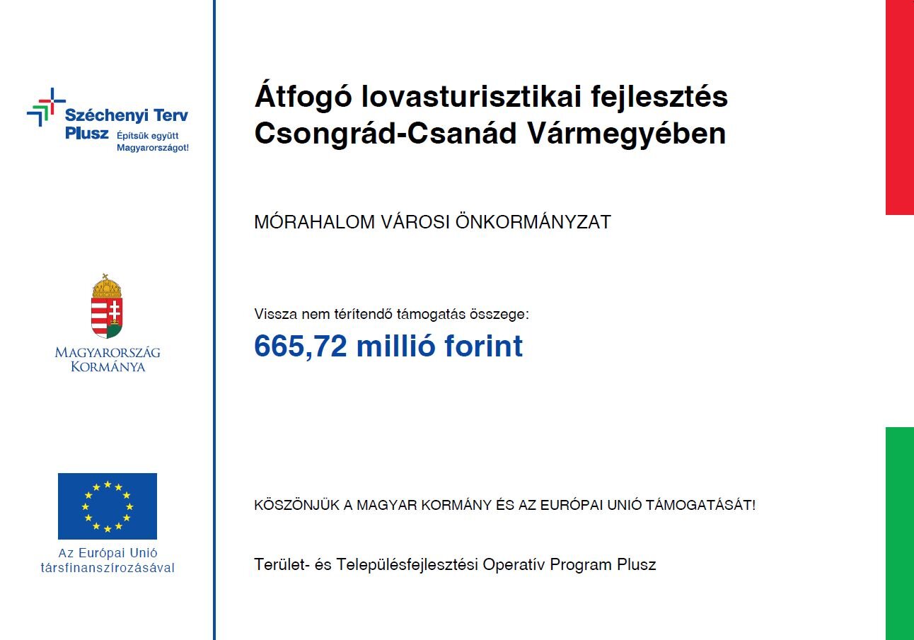 Átfogó lovasturisztikai fejlesztés Csongrád-Csanád Vármegyében
