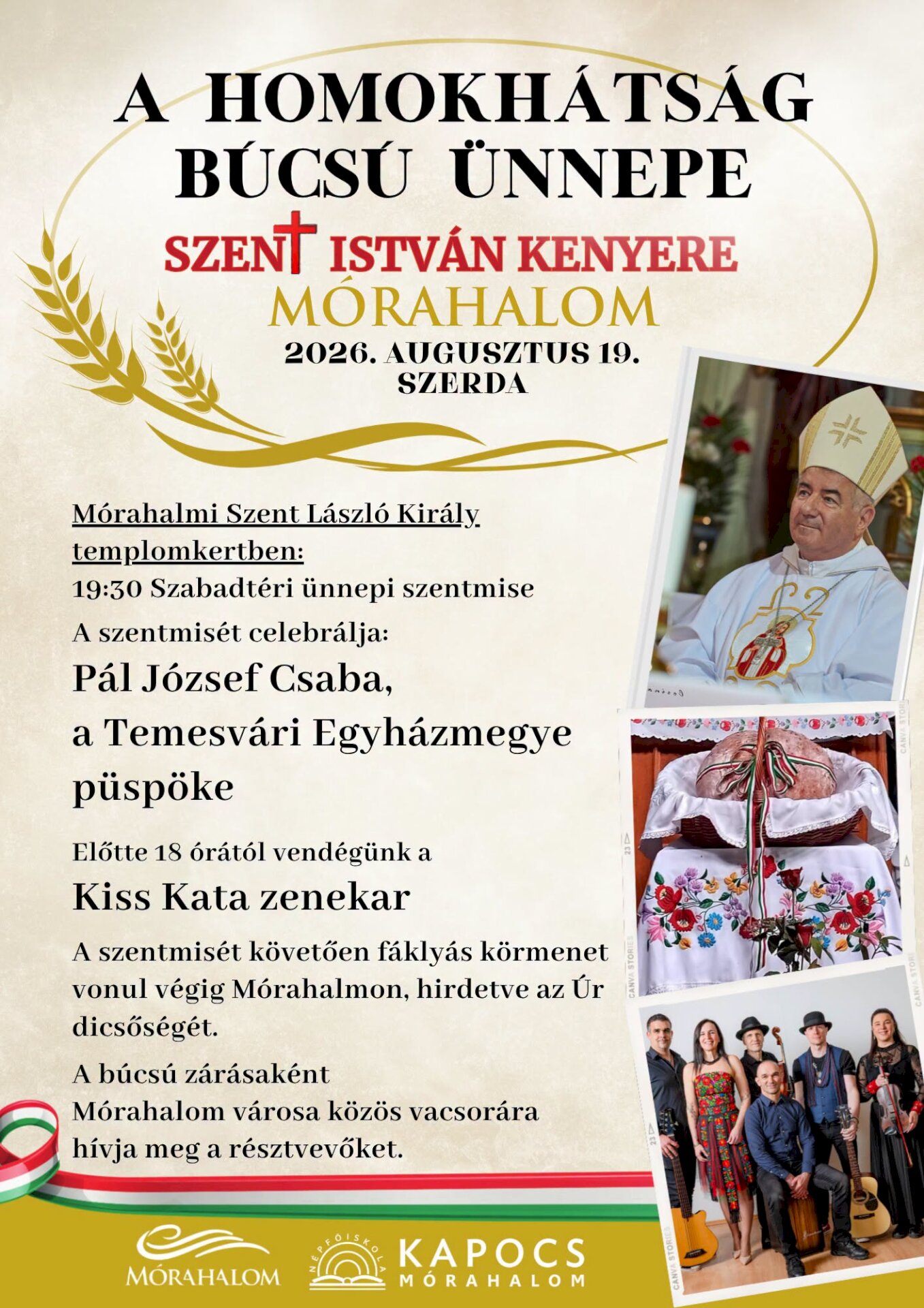 A Homokhátság búcsúünnepe Mórahalmon