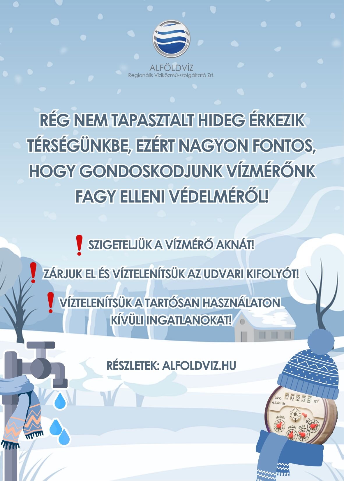 Fagy elleni védekezésről szóló közlemény