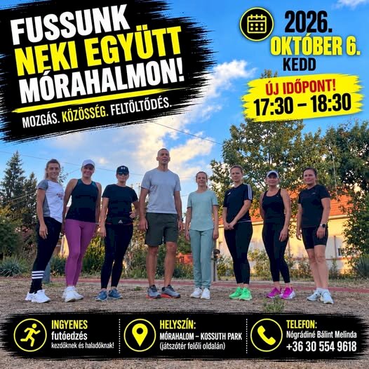 FUSSUNK NEKI EGYÜTT MÓRAHALMON! 