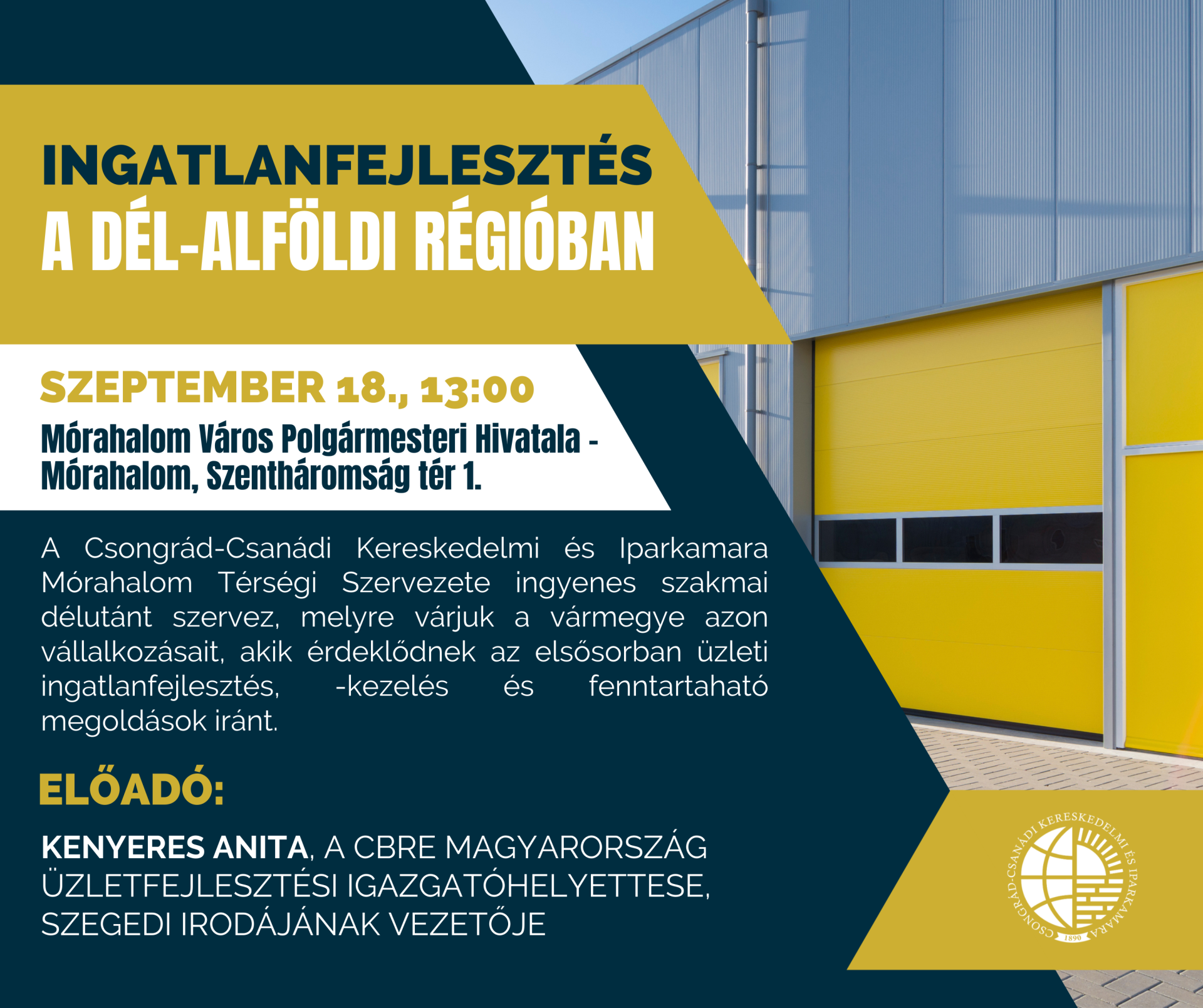Ingatlanfejlesztés a dél-alföldi régióban
