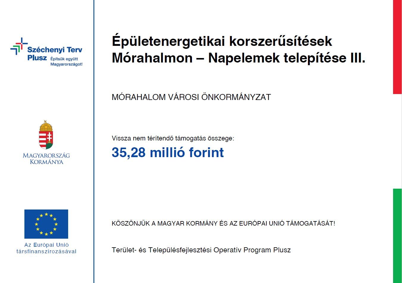 Információs tábla