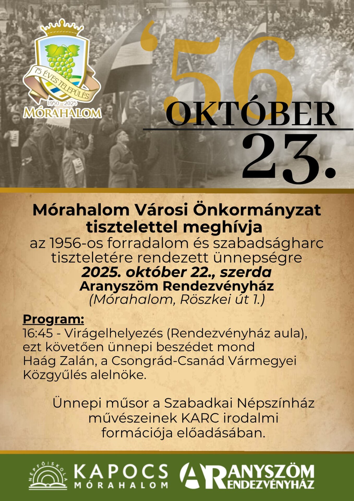Tisztelet az 1956-os hősöknek!