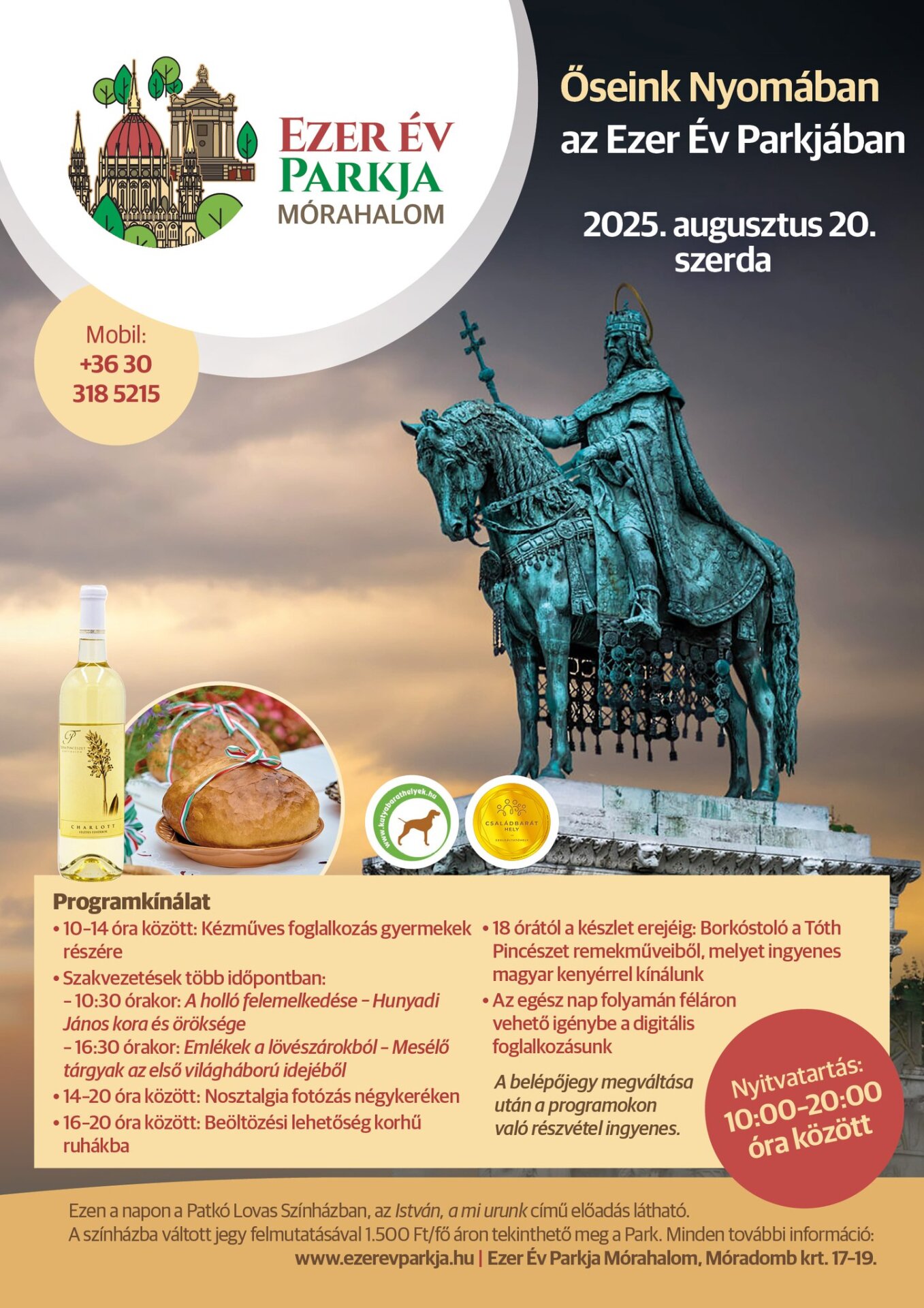 Őseink nyomában az Ezer Év Parkjában