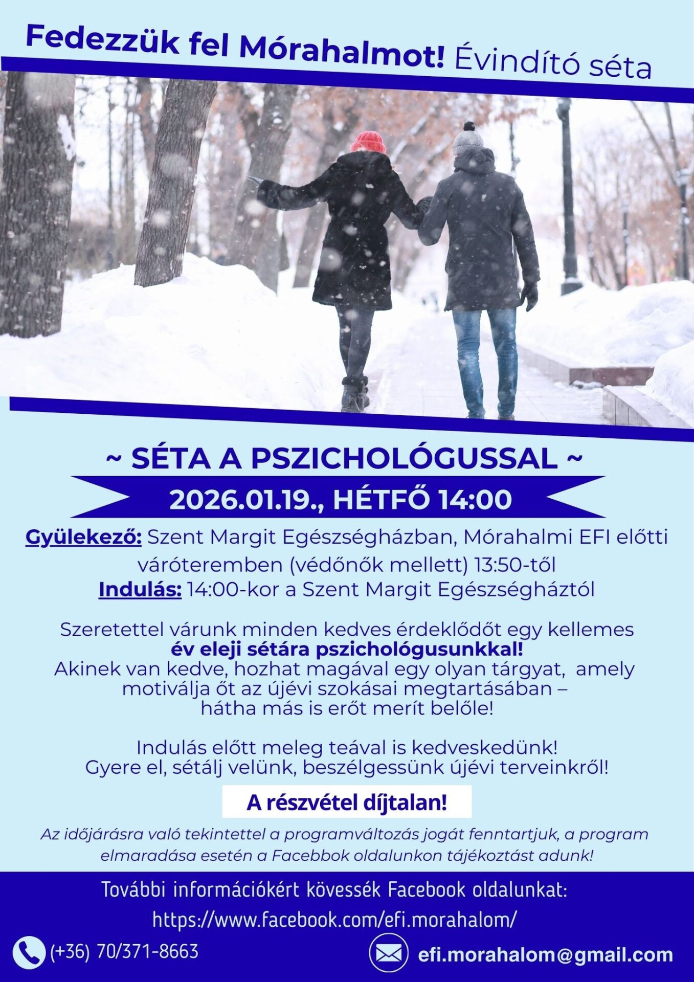 Évindító séta – Séta a pszichológussal